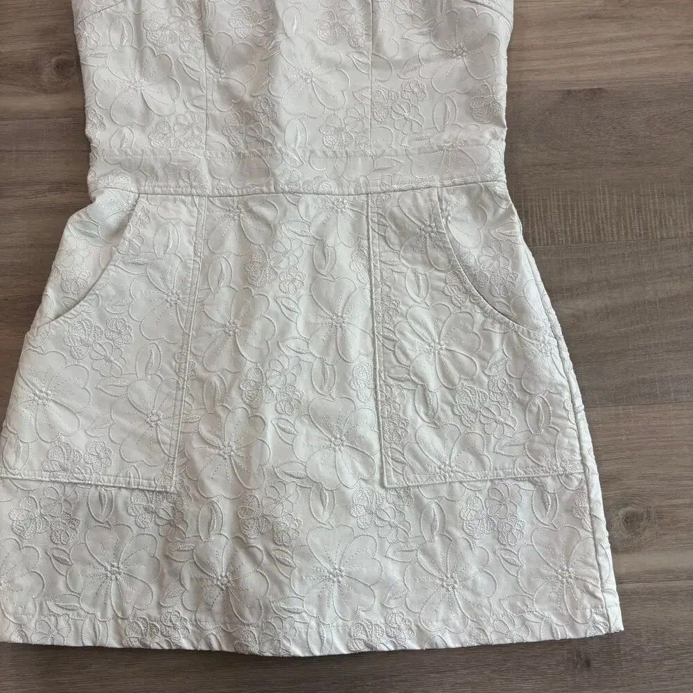 Amanda Uprichard Ace Faux Leather Mini Dress Women Size Medium